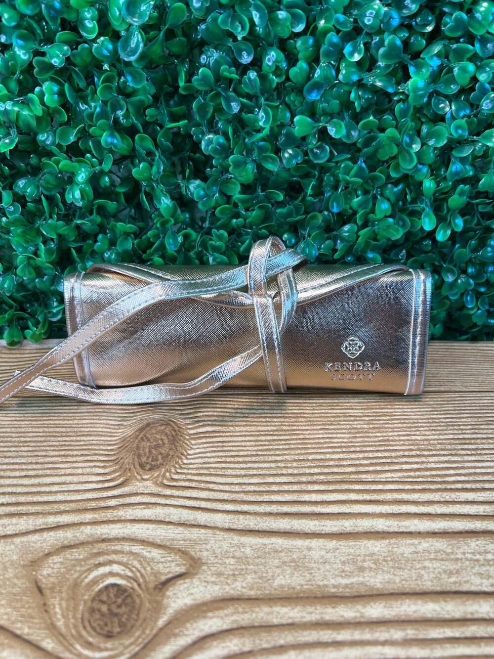 Kendra Scott Travel Rolled Jewelry Case Rose Gold